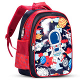 Eazy Kids Astronaut School Bag 13Inch - Red