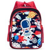 Eazy Kids Astronaut School Bag 13Inch - Red