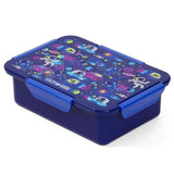 Eazy Kids Astronauts Lunch Box And Tritan Water Bottle With Carry handle 420ml - Blue
