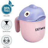 Eazy Kids Head Shampoo Wash Rinse Shower Mug 500Ml - Pink