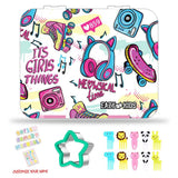 Eazy Kids It's Girl Thing Back to School Combo Set 17Inch - Pink (Set of 4)