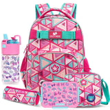 Eazy Kids Gen Z Back to School Combo Set - Pink (Set of 5)