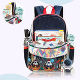 Eazy Kids Astronaut 16Inch School Bag, Lunch Bag And Pencil Case - Blue (Set of 3)