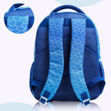 Eazy Kids Football 17Inch School Bag, Lunch Bag And Pencil Case - Blue (Set of 3)