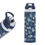 Eazy Kids 18" Backpack With Water Bottle, Lunch Bag and Pencil Case - Football