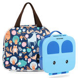 Eazy Kids Bento Box With Insulated Lunch Bag - Blue