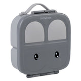 Eazy Kids Bento Box With Insulated Lunch Bag - Grey