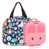 Eazy Kids Bento Box With Insulated Lunch Bag - Pink