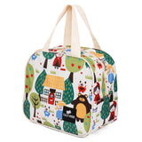 Eazy Kids Avagadro Bento Box With Insulated Lunch Bag & Cutter Set