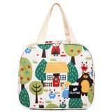 Eazy Kids Avagadro Bento Box With Insulated Lunch Bag & Cutter Set
