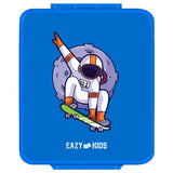 Eazy Kids Baby Astonaut Bento Boxes With Insulated Lunch Bag - Blue