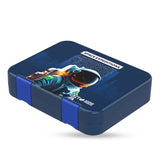 Eazy Kids SpaceEx Tritan Bento Lunch Box With SS Bottle - Blue