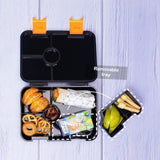 Eazy Kids  Dino Bro 6/4 Convertible Bento Lunch Box With Sandwich Cutter Set