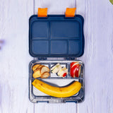 Eazy Kids Expedition Space 5/4 Convertible Bento Lunch Box With Sandwich Cutter Set