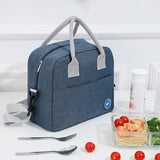 Eazy Kids SpaceEx Tritan Bento Lunch Box With Lunch Bag - Blue