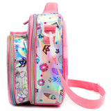 Eazy Kids Unicorn Chrome Bottle/Lunch Bag - Pink