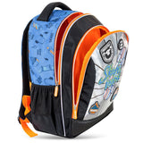 Eazy Kids Skate Board 17 Inch Backpack with Headset, Lunch Bag and Pencil Case Set (Set of 4)