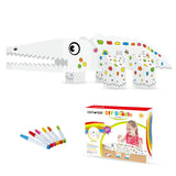 Eazy Kids - DIY Doodling Kit with Set of 6 Sketch Pens - Crocodile
