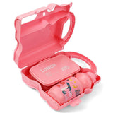 Eazy Kids Dino Party Lunch Box With Bottle - Pink