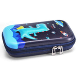 Eazy Kids 3D Dinosaur XL Pencil Case-Blue