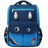 Eazy Kids Dinosaur School Bag 15Inch - Blue