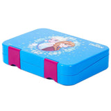 Disney Frozen Elsa Anna 6/4 Compartment Convertible Bento Tritan Lunch Box - Blue