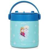 Eazy Kids Disney Frozen Princess Elsa Stainless Steel Insulated Food Jar 350ml - Blue