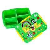 Disney Lol Mickey Mouse 4 Compartment Convertible Bento Lunch Box - Green