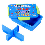 Disney Mickey & Friends 4 Compartment Convertible Bento Lunch Box - Blue