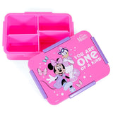 Disney Minnie Mouse 4 Compartment Convertible Bento Lunch Box - Pink