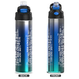 Eazy Kids Double wall Stainless Steel Water Bottle 530ml - Blue