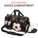 Eazy Kids Duffle Bag - Football - Black, 30L