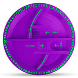 Eazy Kids Garden Design Plate - Purple