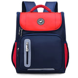 Eazy Kids Ergonomic School Bag 15Inch - Red blue