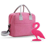 Eazy Kids Flamingo Ice Packs for Lunch Bags - Pink (Set of 4 )
