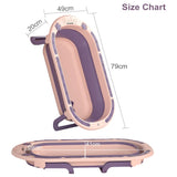Eazy Kids Folding Bath Tub - Purple