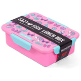 Eazy Kids Gen Z Lunch Box Set and Tritan Water Bottle 450ml - Pink