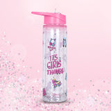 Eazy Kids Girl Thing School Bag Combo Set - Glitter Pink (Set of 5)