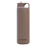 Eazy Kids Double Wall Insulated Sports Water Bottle 550ml - Khaki