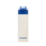 Eazy Kids Double Wall Insulated Travel Water Bottle 550ml - Blue