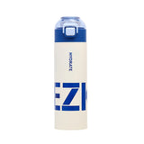 Eazy Kids Double Wall Insulated Travel Water Bottle 550ml - Blue