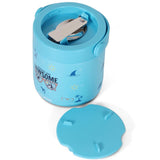 Eazy Kids Jawsome Shark Stainless Steel Insulated Food Jar 350ml - Blue