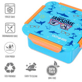 Eazy Kids Jawsome Shark LunchÂ Box - Blue