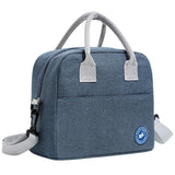 Eazy Kids Jumbo Bento Lunch Box set with Lunch Bag - Blue