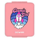 Eazy Kids Cosmic Girl Jumbo Bento Lunch Box With Insulated Jar - Pink