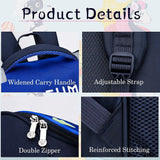 Eazy Kids Leo School bag 15Inch - Blue