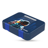 Eazy Kids SpaceEx Bento Lunch Box with Lunch Bag - Blue