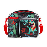 Eazy Kids Dinosaur Bottle/Lunch Bag - Green