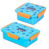 Eazy Kids Jawsome Lunch Box Set - Blue