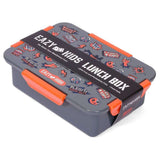 Eazy Kids Gen Z Lunch Box and Tritan Water Bottle with Spray 750ml - Grey